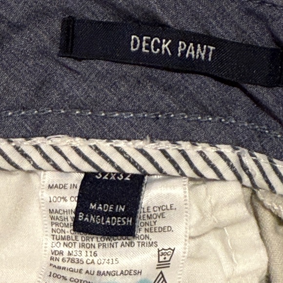 Nautica Men's 32x32 Cream Chinos - Picture 5 of 5